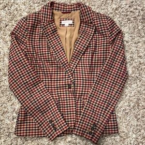Plaid blazer